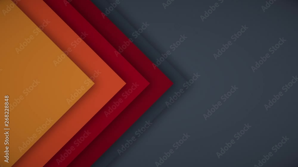 Poster animation of gradient colorful squares moving from left to right on the gray background. animation. 