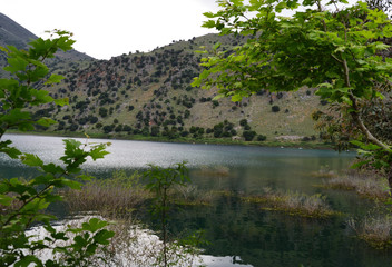 kournas see in georgioupolis auf kreta