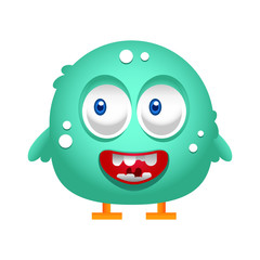 Cute Crazy Monster Character