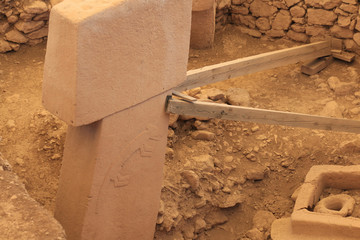 Gobeklitepe archaeological site Sanliurfa/Turkey. (Gobeklitepe The Oldest Temple of the World....