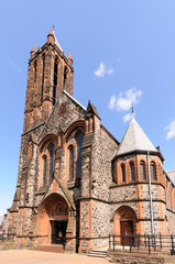 Fototapeta na wymiar The Crescent Church, Belfast, Northern Ireland, United Kingdom, UK