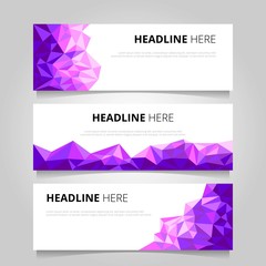 ABSTRACT GEOMETRIC BANNERS