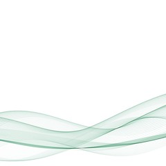 abstract green wave. vector background. presentation template. eps 10