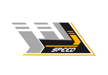 Obraz premium Creative design of speed arrow