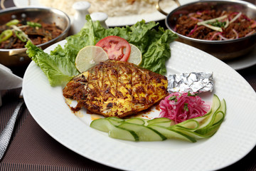 Delicious Grilled Fish serving