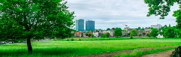 Fototapeta na wymiar Skyline of city Arnhem