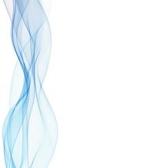 Naklejka premium Layout for advertising. blue wave. vector abstract background eps 10