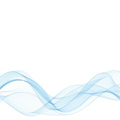 blue wave. Layout for the design of the cover. Template for advertising. Vector illustration. Abstract wave