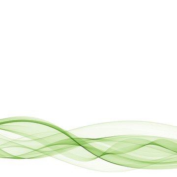 light green wave. Layout for advertising. eps 10