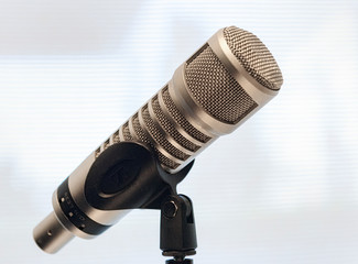 Close Up of a Condenser Microphone