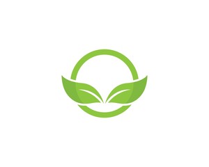 Green leaf logo