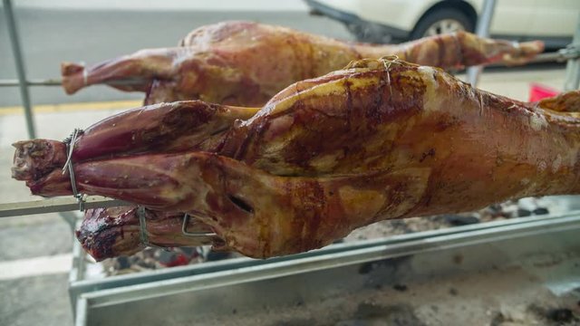 Charcoal Roasted Lamd detail