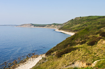 Jurassic coast in Dorset