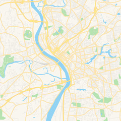 Empty vector map of Springfield, Massachusetts, USA