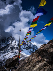 Landscape view of Gokyo Ri (5360 m). Sagarmatha (Everest) National Park, Nepal.