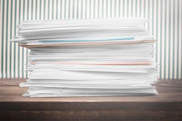 Stack of Envelopes / Files / Documents