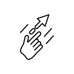 hand human index with arrows