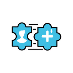 Obraz premium male user acount with speech bubble