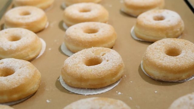 Lots Of Glazed Donuts