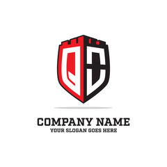 QO Initial letter logo design , clean and clever vector - can used technology, internet,antivirus, real estate, gym