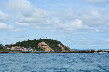 Naklejka premium morro de sao paulo - bahia 