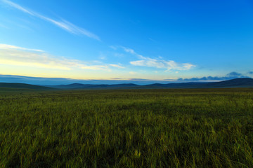 Sunrise on the prairie