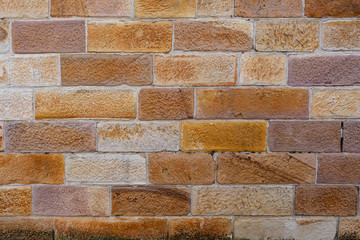 Sandstone Block Wall