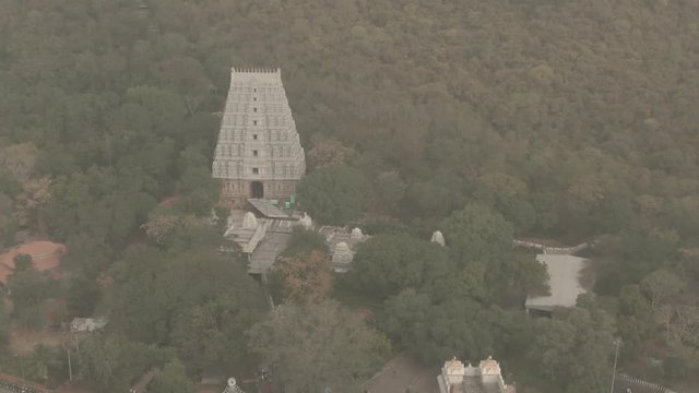 Tirupati, India, 4k aerial drone ungraded footage
