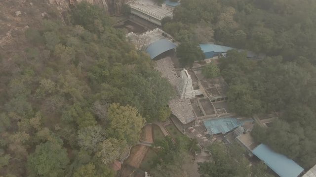 Tirupati, India, 4k aerial drone ungraded footage