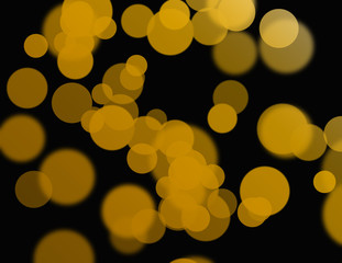 Bokeh light effect in bright colors to create abstract background or backdrop