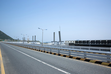 Fototapeta na wymiar Saemangeum is a Embankment in Korea, which is 33.13 kilometers long.