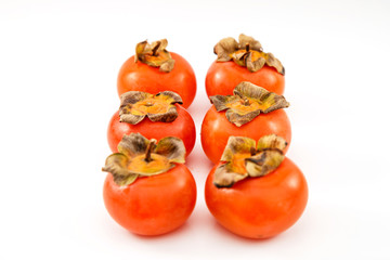 Ripe and delicious persimmon