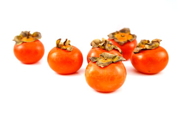 Ripe and delicious persimmon