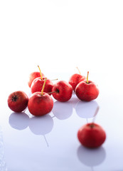Hawthorn fruit sweet and ripe