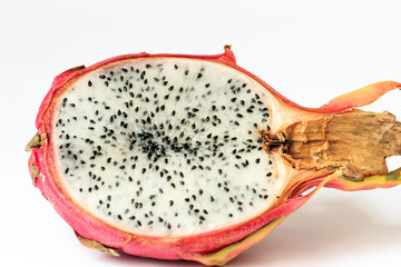 Take a close-up shot of pitaya