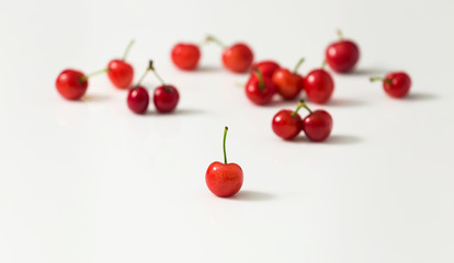 Ripe and tasty cherries