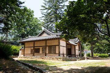 Fototapeta na wymiar Maengssi Haengdan House in Asan-si, South Korea.