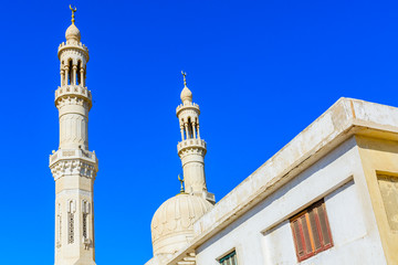 Central mosque in El Dahar district of the Hurghada city, Egypt