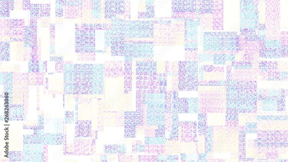 Poster Abstract fast flickering texture with noise artifacts codec. Looping video interference footage. Imitation of a Datamoshing video.