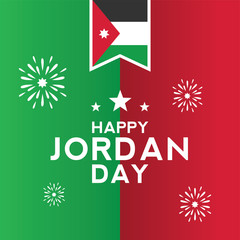 Jordan Independence Day Vector Design