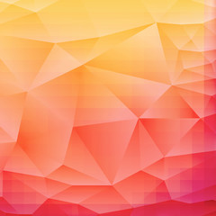 Modern Angular Abstract Peach Mosaic