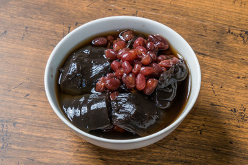 台湾の漢方黒ゼリー　Licorice black jelly Taiwanese dessert