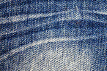 Naklejka premium Jeans torn denim texture background.