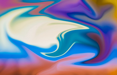 Beauty fluid colors flow in soft and blur style for background.