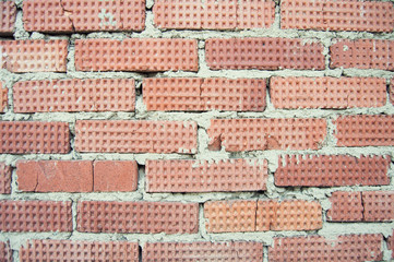 the texture of the brick. brickwork with destroyed seams