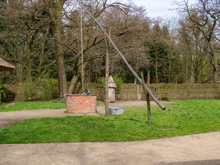 old water well in the village