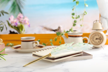 おしゃれなノートとペン