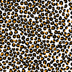 Leopard pattern design, vector illustration background