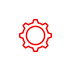 Gear machine icon logo design vector template