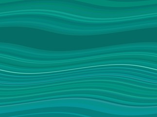 abstract waves background with teal, dark cyan and medium aqua marine color. waves can be used for wallpaper, presentation, graphic illustration or texture